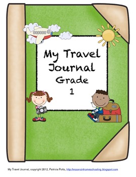 Preview of My Travel Journal, Grade 1