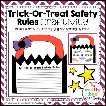 Preview of Halloween Trick-Or-Treat Craft | Halloween Writing | Halloween Activities