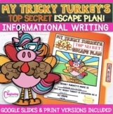 My Tricky Turkey Informational Writing Unit | Thanksgiving