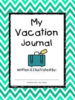 Preview of My Vacation Journal - Homework for Traveling Students