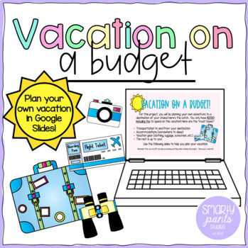 Preview of My Vacation on a Budget Financial Literacy Project - 2020 Math Ontario