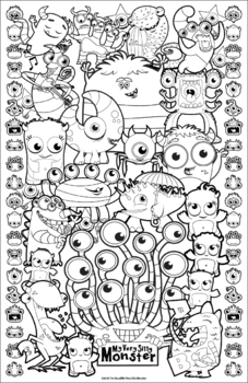 My Monster Coloring Page Worksheets Teaching Resources Tpt