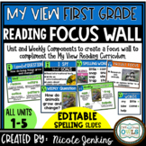 My View Reading Focus Wall First Grade