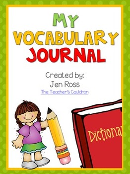 My Vocabulary Journal Draw and Write by Jen Ross - Teacher by the Beach