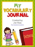 My Vocabulary Journal {Draw and Write}