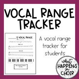 Vocal Range Tracker - FREEBIE