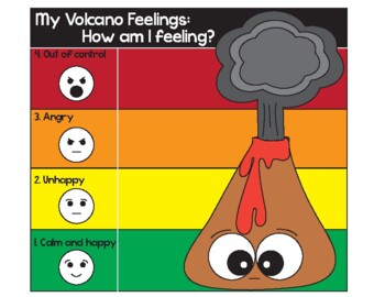 My Volcano Feelings- SEL / Emotional Regulation Strategy | TPT