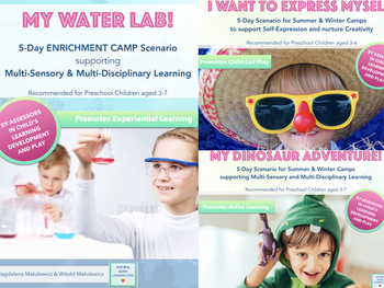 Preview of My Water Lab + I Want to Express Myself + My Dinosaur Adventure SCENARIO BUNDLE