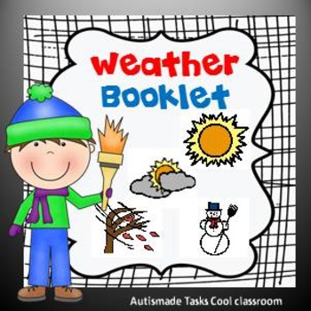 Preview of My Weather Data collection Booklet for PreK & Special Ed