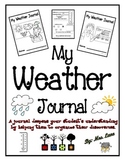 Weather Journal Worksheets & Teaching Resources | TpT