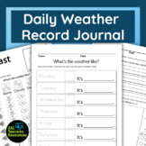 My Weather Tracking Journal –  7-day Weather Journal - Wea