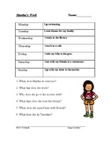 My Week Worksheet and Partner Activity: Days of the Week /