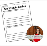 My Week in Review - Student Reflection
