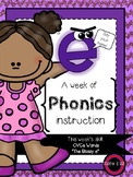 My Week of Phonics: CVCe words feat. The Bossy "e"