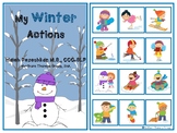 My Winter Actions Interactive Vocabulary Book