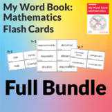 My Word Book: Mathematics - Flash Cards Bundle