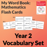My Word Book: Mathematics Flash Cards - Year 2 Vocabulary
