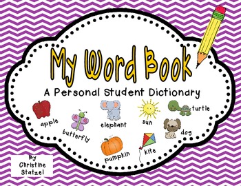 Preview of My Word Book {Student Dictionary}