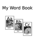 "My Word Book" (black and white)