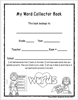 My Word Collector Book-Intermediate Version by Imagination Station ...