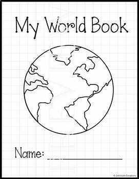 Preview of My World Book By Johnson Creations