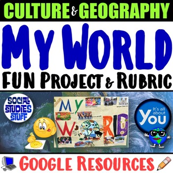 Preview of My World Culture and Geography Project | FUN Cultural PBL Activity | Google