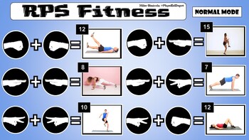 Preview of My World-Known Instant Activity Fitness Warm-Up Powerpoint Bundle