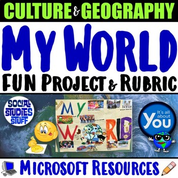 Preview of My World Culture and Geography Project | FUN Cultural PBL Activity | Microsoft