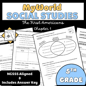 Preview of My World Social Studies Florida Chapter 1 - The First Americans