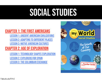 Preview of My World- The Growth of Our Country (Savvas) Grade 5 Chapters 1-2