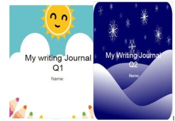 Preview of My Writing Journal Quarter 1 and 2