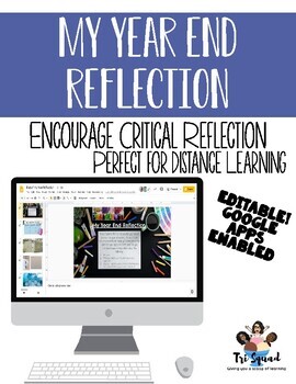 Preview of My Digital Year End Reflection (Perfect for Distance Learning & Google Apps)