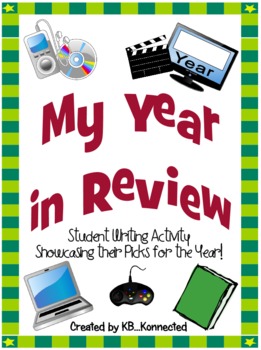 Preview of My Year in Review (Create a Booklet/Writing Activity)