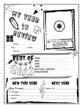 My Year in Review - Happy New Year 2023 by Everything for Education