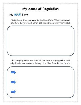 Preview of My Zones of Regulation Awareness and Coping Skills