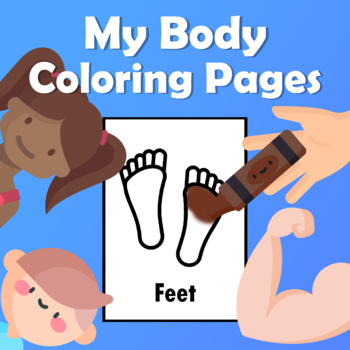 Preview of My body - Coloring pages / All About Me 