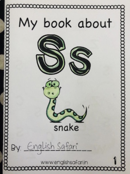 Preview of My book about phonics beginning sound s