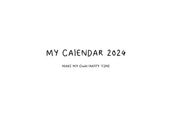 Preview of My calendar 2024
