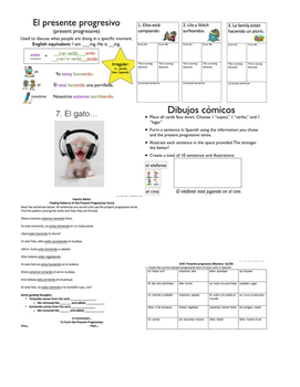 Preview of My favorite 3 days: Present Progressive Verb Activities