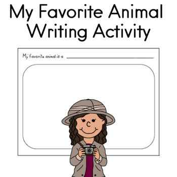 my favorite animal writing activity by sailing through the