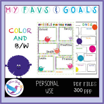 Preview of My favs and goals for this year Back to school Children and teens DIGITAL