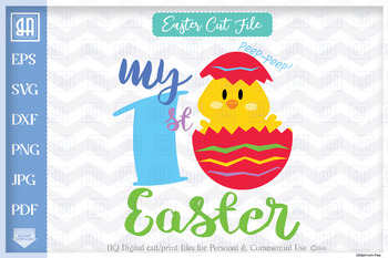 Download My First Easter Svg Easter Chick Svg Easter Cut File Easter Chick Svg