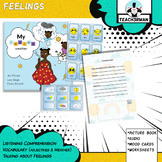 My inside weather - picture book (feelings) + audio + worksheets