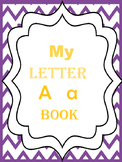 My letter A booklet