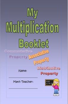Preview of My multiplication booklet