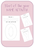 My name is...Name activity