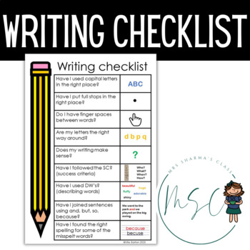 Writer's Checklist for Writing Success – SupplyMe