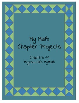 Preview of MyMath 3rd Grade Chapter Projects 1-9