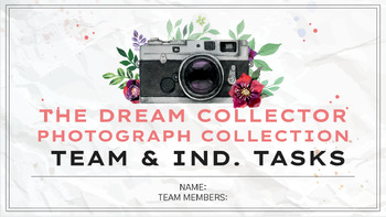 Preview of MyPerspectives English 10 Unit 1 The Dream Collector Photo Collection Tasks