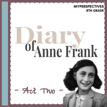 Preview of MyPerspectives: The Diary of Anne Frank, Act Two Google Slides Package (Grade 8)